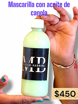 Mascarilla con aceite de canola $450