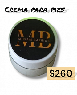 Crema para pies a base de menta y caléndula $260